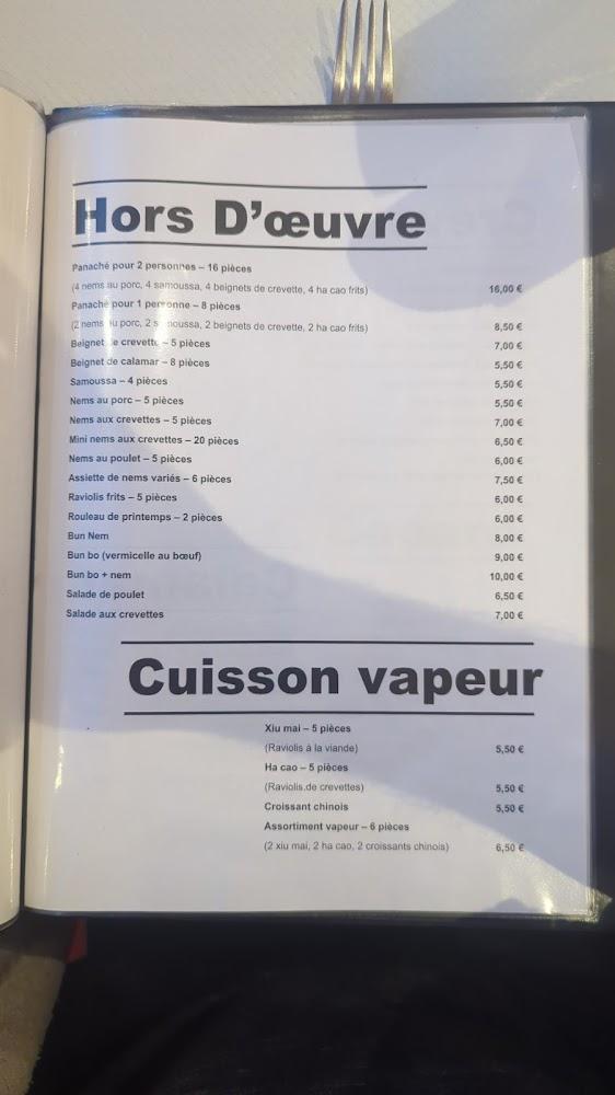 Restaurant Le Quai d'Asie - Menu Image 3