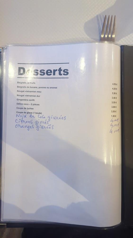 Restaurant Le Quai d'Asie - Menu Image 4